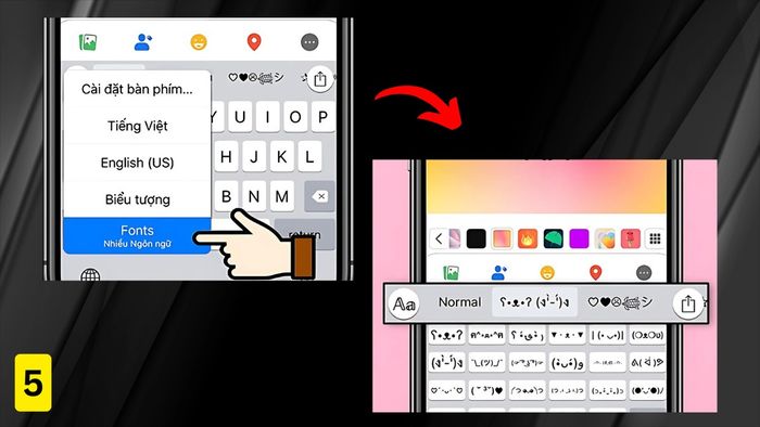 Cách thay đổi phông chữ trên điện thoại iPhone, bước 5