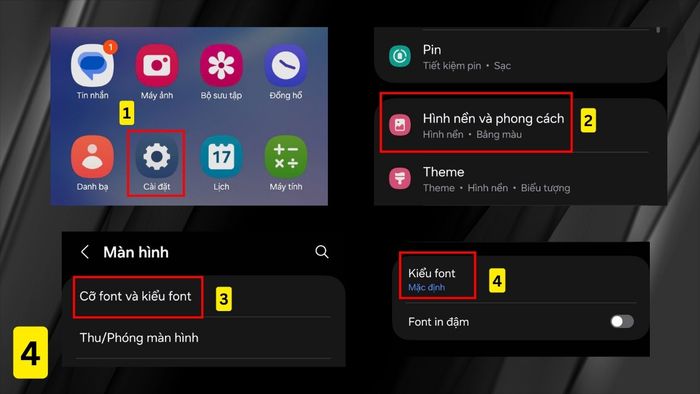Hướng dẫn điều chỉnh phông chữ trên điện thoại thông qua FontFix, bước 4