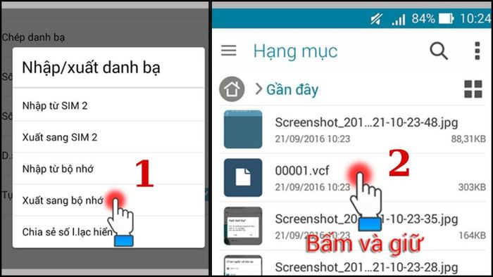 cách chuyển danh bạ từ Android sang iPhone qua Gmail: Bước 3