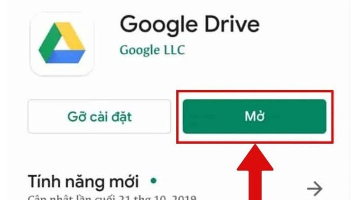 Chuyển đổi hình ảnh từ Android sang iPhone với Google Drive - Bước 1