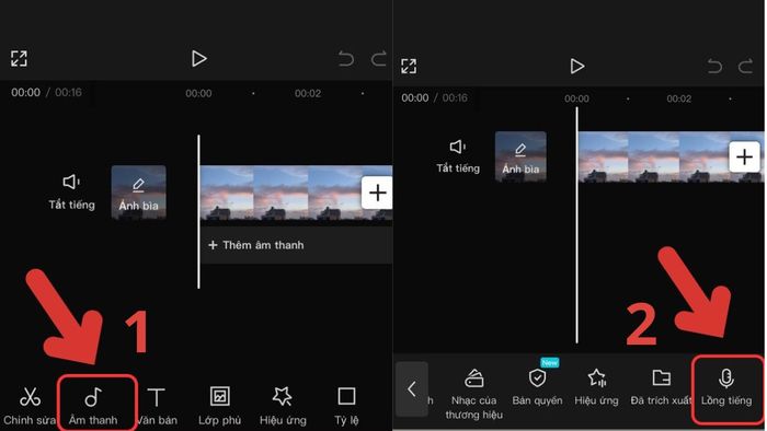 Hướng dẫn ghép giọng nói vào video CapCut - Bước 2