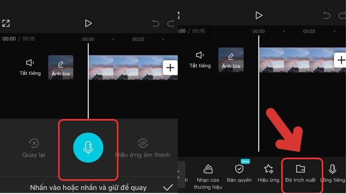 Hướng dẫn ghép giọng nói vào video CapCut - Bước 3