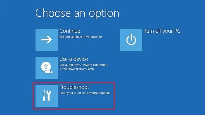 Hướng dẫn hạ Win 11 xuống Win 10 bằng Windows RE bước 3