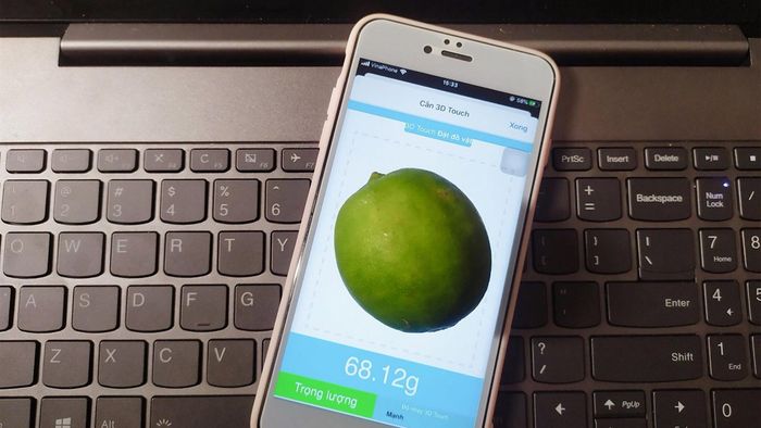 Khám phá tính năng 3D Touch giúp biến iPhone thành cân điện tử