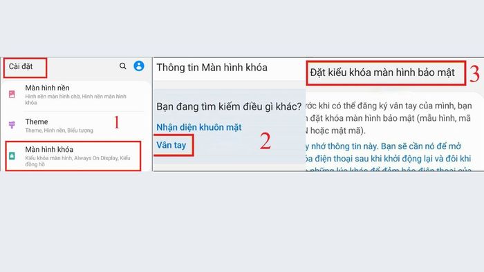 Hướng dẫn khóa ứng dụng trên Samsung bằng vân tay - Bước 1