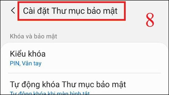 Hướng dẫn khóa ứng dụng trên Samsung bằng vân tay - Bước 4