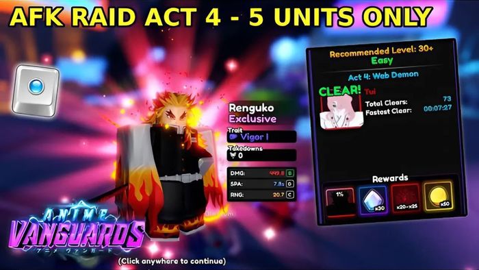 Hướng dẫn cách lấy Rengoku trong Anime Last Stand