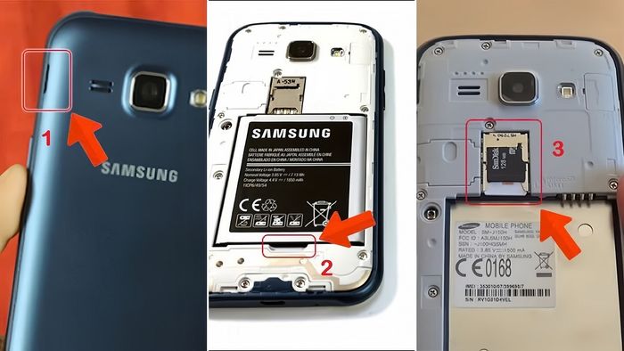 Hướng Dẫn Lắp Thẻ Nhớ Vào Điện Thoại Samsung Có Khay Ở Mặt Sau
