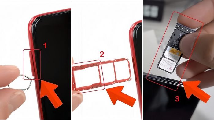 Hướng dẫn lắp thẻ nhớ vào điện thoại Samsung với khay thẻ ở bên cạnh