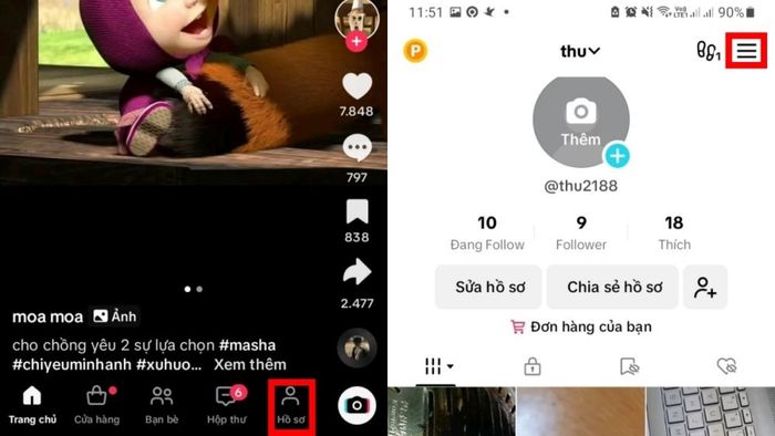 Hướng dẫn cách kích hoạt quyền truy cập live trên TikTok khi chưa đủ điều kiện - Bước 1
