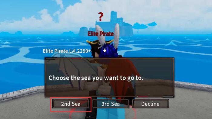Hướng dẫn qua Sea 2 King Legacy - Bước 3