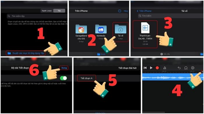 Hướng dẫn cài nhạc chuông cho iPhone bằng GarageBand - Bước 3