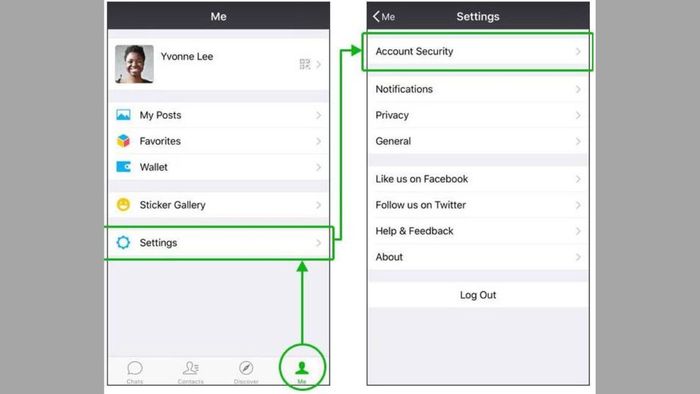 Hướng dẫn sử dụng Wechat để tạo tài khoản người dùng bước 1