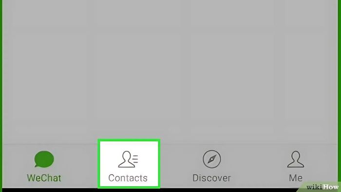 Hướng dẫn sử dụng Wechat để thêm bạn bè bước 1