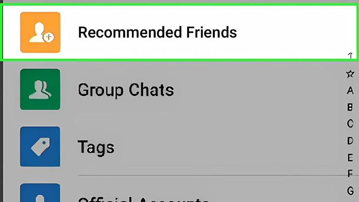 Hướng dẫn sử dụng Wechat để thêm bạn bè bước 2