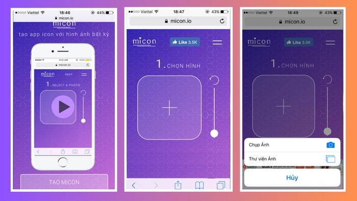 Hướng dẫn tạo biểu tượng trên iPhone từ ảnh của bạn - Bước 1