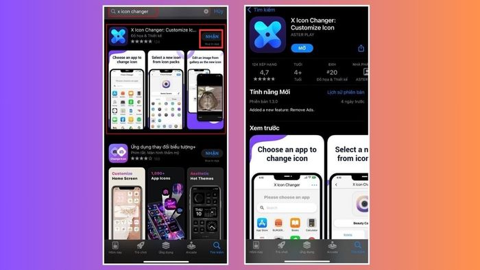 Hướng dẫn tạo biểu tượng cho ứng dụng trên iPhone bằng ứng dụng X Icon Changer - bước đầu tiên