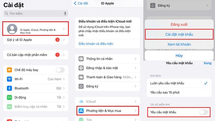 Phương pháp tải ứng dụng trên iPhone mà không cần ID Apple thông qua việc tắt ID Apple