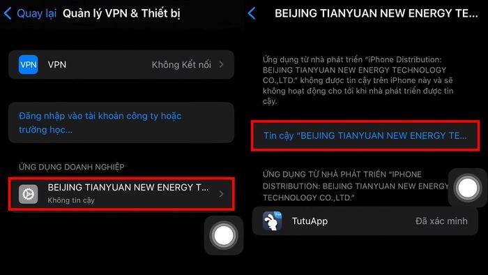 Hướng dẫn tải ứng dụng trên iPhone không cần ID Apple qua ứng dụng thứ ba, bước 3