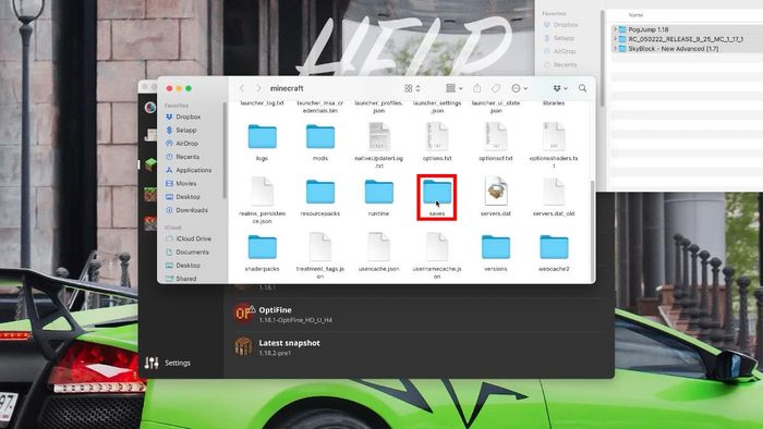 Hướng dẫn tải Map Minecraft trên máy tính macOS - Bước 4