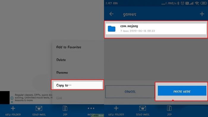 Hướng dẫn tải map Minecraft trên điện thoại Android - Bước 4