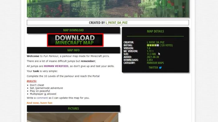 Hướng dẫn tải Map Minecraft trên máy tính Windows - Bước 2