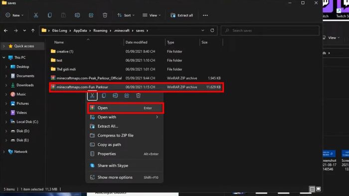 Hướng dẫn tải Map Minecraft trên máy tính Windows - Bước 4