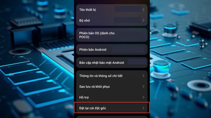 Hướng dẫn tắt chế độ Safe Mode trên Android bằng cách khôi phục cài đặt gốc - Bước 2