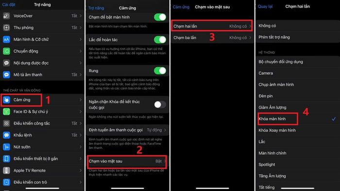 Hướng dẫn sử dụng mặt sau để tắt màn hình iPhone