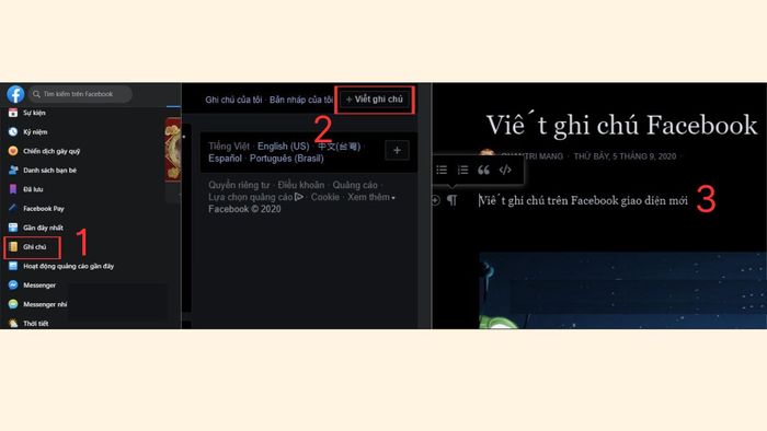 Hướng dẫn chi tiết cách tạo ghi chú trên Facebook một cách đơn giản