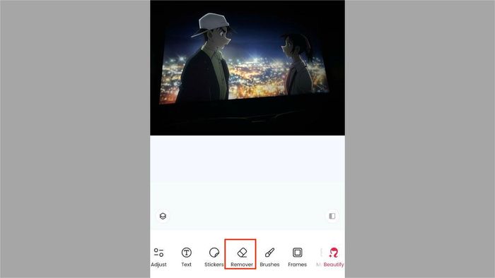 Cách xóa người trong ảnh trên iPhone bằng ứng dụng Meitu bước 2