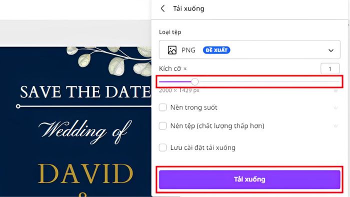Giảm dung lượng thiết kế để sửa lỗi Canva không tải file được - Bước 2