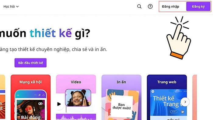 Chuyển đổi WEBP sang JPG qua phần mềm Canva bước 1