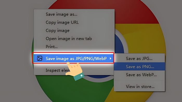 Chuyển đổi WEBP sang JPG bằng tiện ích Save Image as Type bước 2
