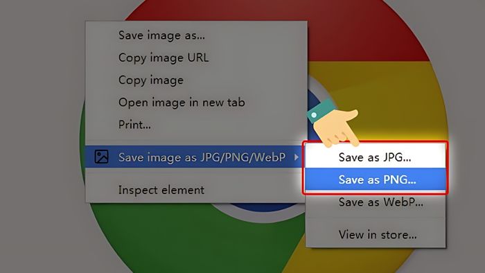 Chuyển đổi WEBP sang JPG bằng tiện ích Save Image as Type bước 3