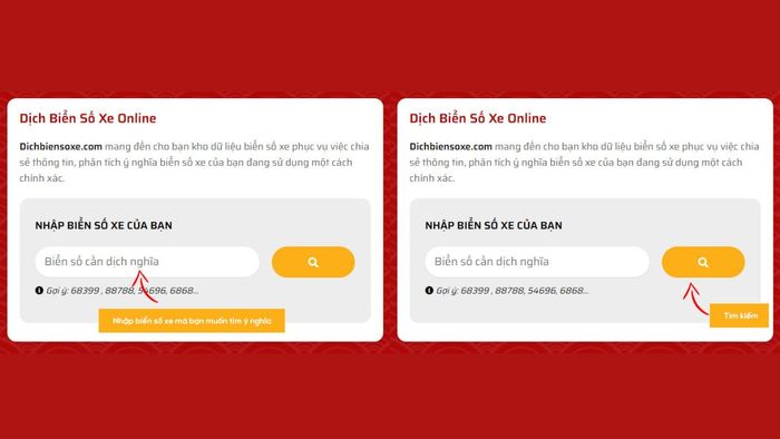 Sử dụng phần mềm dịch biển số xe