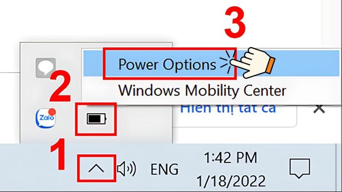 Cách dọn dẹp ổ C bằng tính năng ngủ đông bước 1