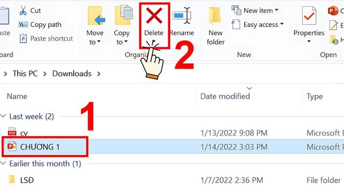 Hướng dẫn dọn dẹp ổ C bằng cách xóa file trong thư mục Download