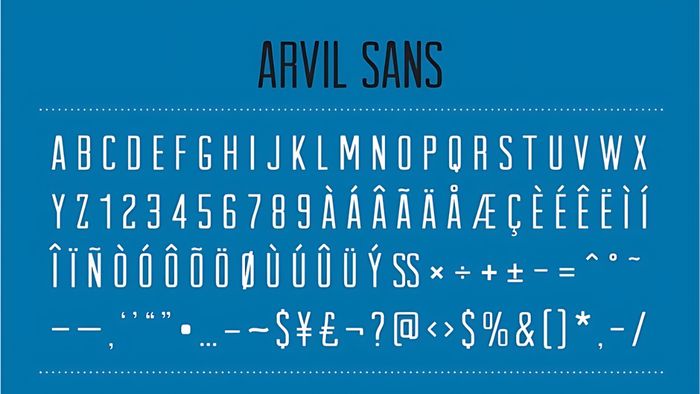 Một số font chữ số đẹp