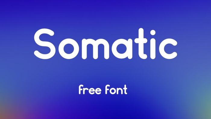 Font số đẹp Somatic