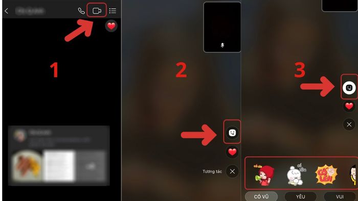 Hướng dẫn chi tiết cách thực hiện cuộc gọi video Zalo với hiệu ứng – bước 2