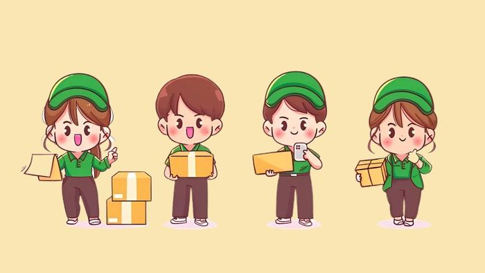 Những bức ảnh shipper chibi đáng yêu và đầy cảm xúc