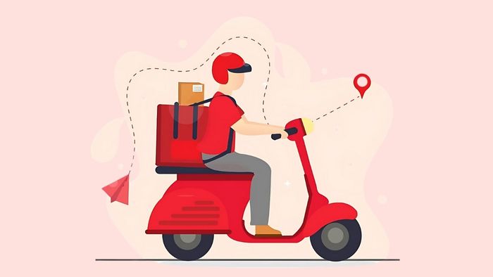 Hình ảnh shipper chibi với vẻ ngoài dễ thương và đáng yêu