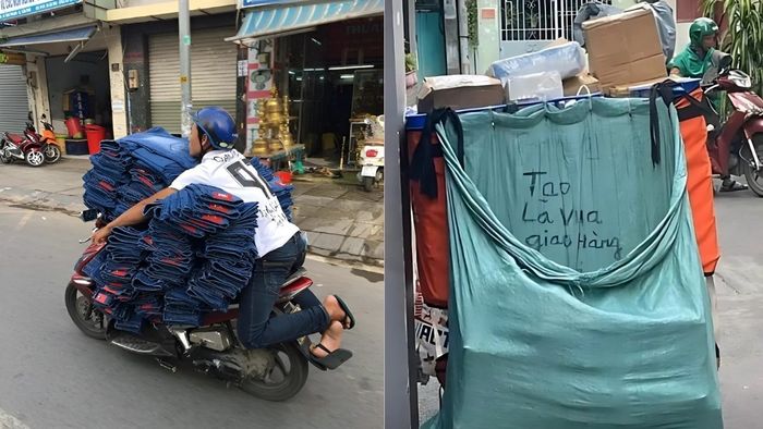 Những bức ảnh shipper giao hàng với nụ cười tươi tắn