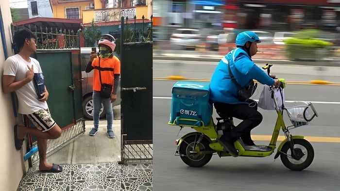 Khoảnh khắc shipper cực hài và đầy cảm xúc