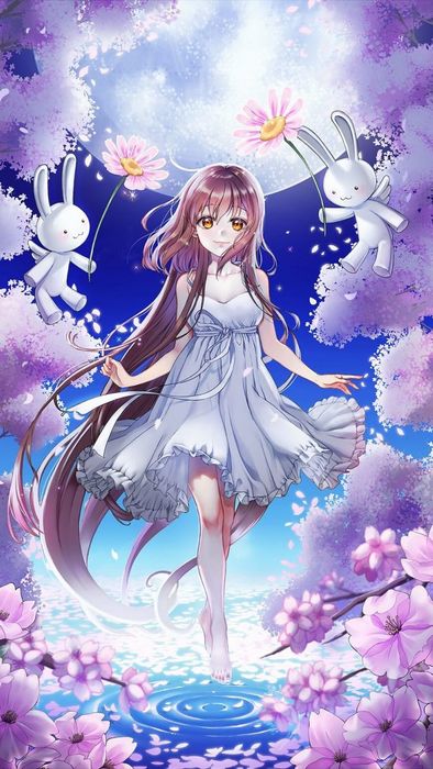 Hình nền đáng yêu của Anime cho điện thoại