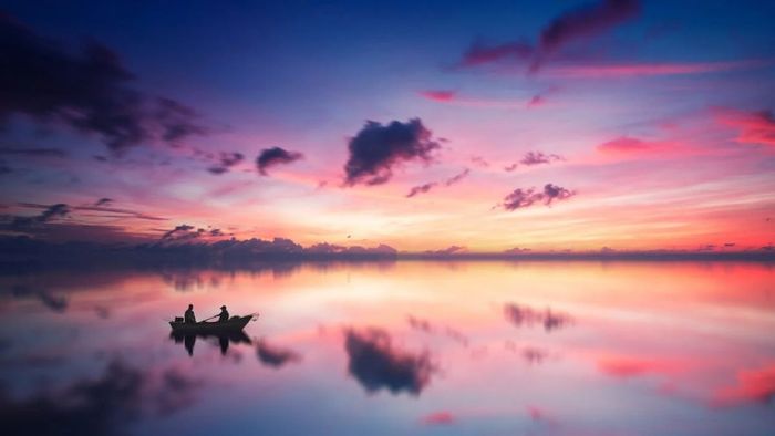 Hình nền hoàng hôn đẹp nhất trên bầu trời