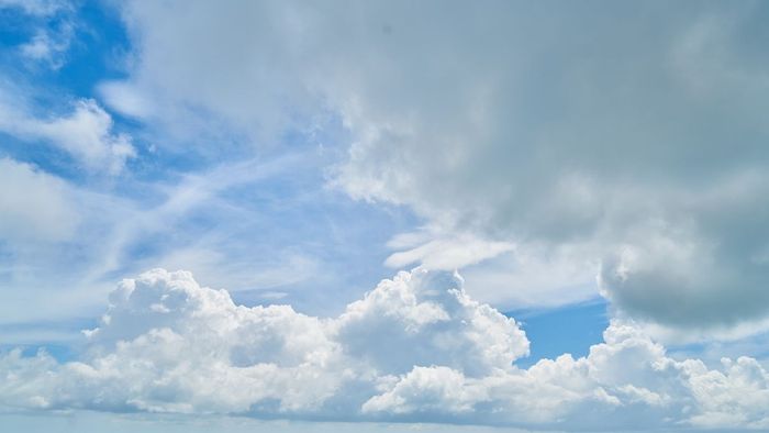 Ảnh bầu trời với mây trắng tuyệt đẹp