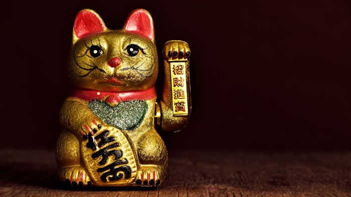 Hình nền mèo thần tài Full HD sắc nét
