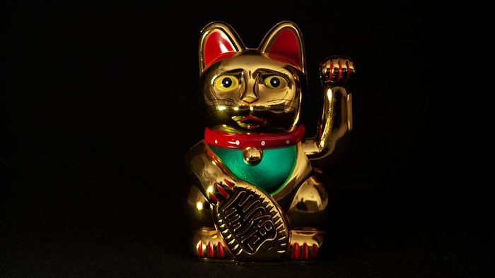 Ảnh mèo thần tài cho màn hình máy tính